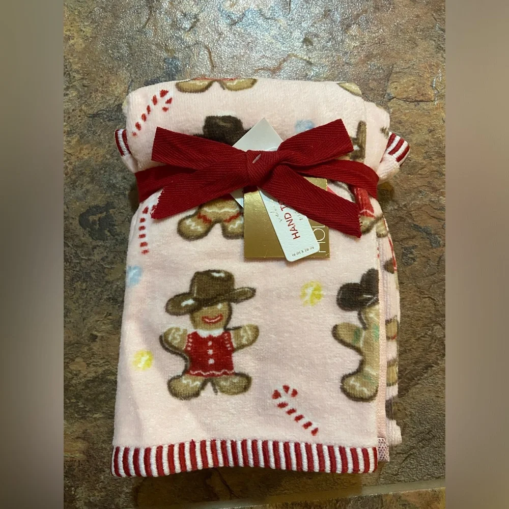 Cowboy Gingerbread Hand Towels - New